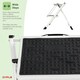 image 9 of Oypla Foldable 2 Step Ladder Stepladder Non Slip Tread Safety Steel Portable Step Stool White
