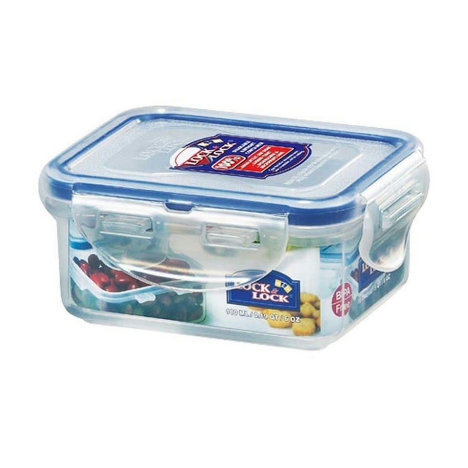 image 1 of Lock & Lock Food Storage Container - Transparent - 10.8 x 8.8 x 4.8cm