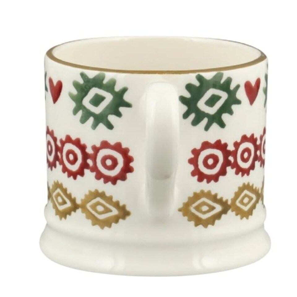 image 1 of Espresso Mug: 1 x 125ml Emma Bridgewater Christmas Joy Espresso Mug, Ceramic White