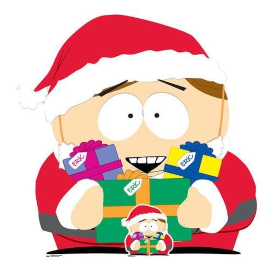 image 1 of Eric Cartman as Santa South Park Star Mini Cardboard Cutout 95cm