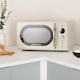 image 10 of Hamilton Beach 20L Retro Cream Microwave