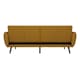 image 3 of Brittany Sofa Bed in Linen Mustard | Yellow | MUSTARD | Two Seater