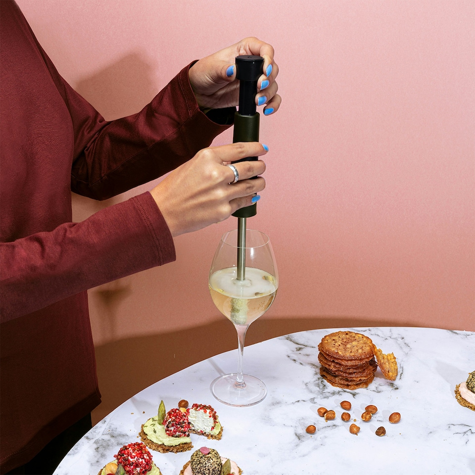 image 1 of Airtender Stainless Steel Wine Aerator