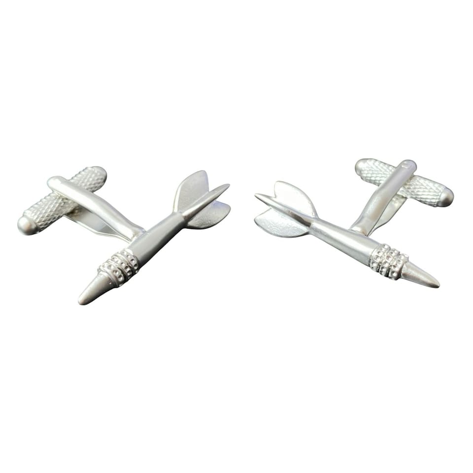image 1 of Darts Cufflinks - Onyx Art CK38 Novelty Cuffs