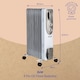 image 2 of Russell Hobbs RHOFR5002 2kW Oil Filled Radiator 9 Fin White