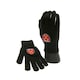 image 1 of West Ham FC Knitted Gloves Black