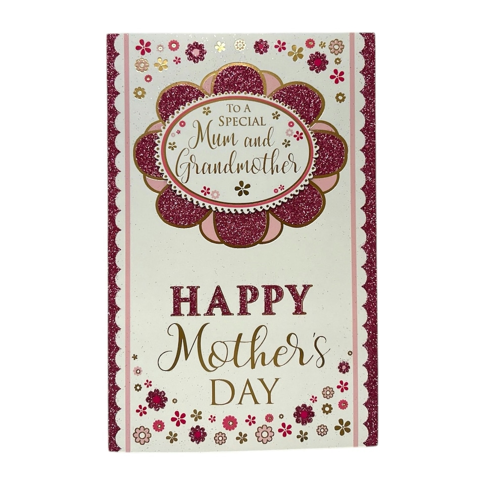 image 1 of To Special Mum and Grandmother Flower Head Design Mother's Day Boxed Card