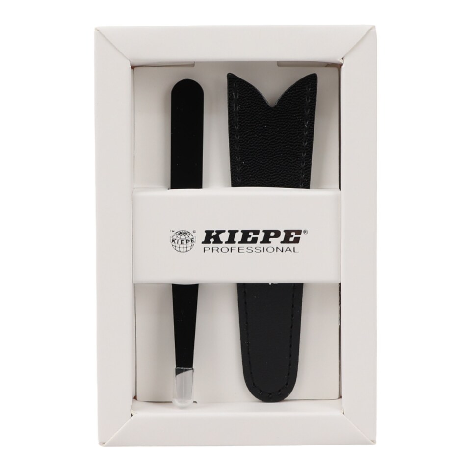 image 1 of Kiepe - Tweezer Oblique Tip Black 10cm
