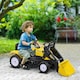 image 7 of HOMCOM Pedal Go Kart Ride On Excavator W/ Front Loader Digger, Four Wheels Child
