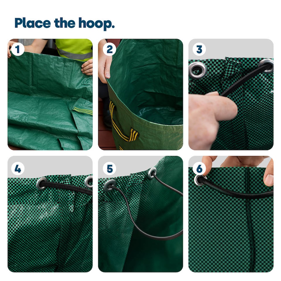 image 1 of Livivo Premium Garden Bags 270L Set of 2