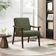 image 2 of Yaheetech Mid-Century Modern Corduroy Fabric Armchair