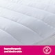 image 5 of Silentnight Ultrabounce Mattress Topper, Bouncy Filling, Hypoallergenic, 2.5 cm Thick,King