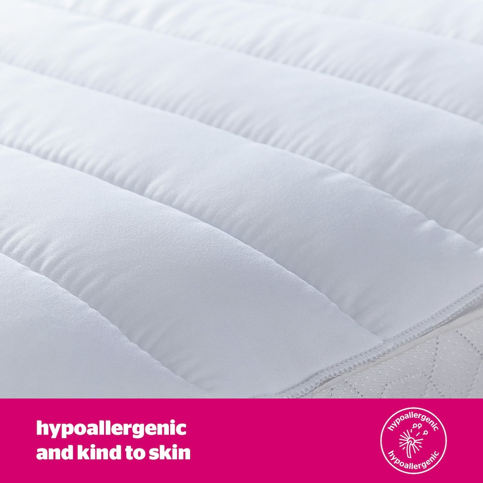 image 1 of Silentnight Ultrabounce Mattress Topper, Bouncy Filling, Hypoallergenic, 2.5 cm Thick,King