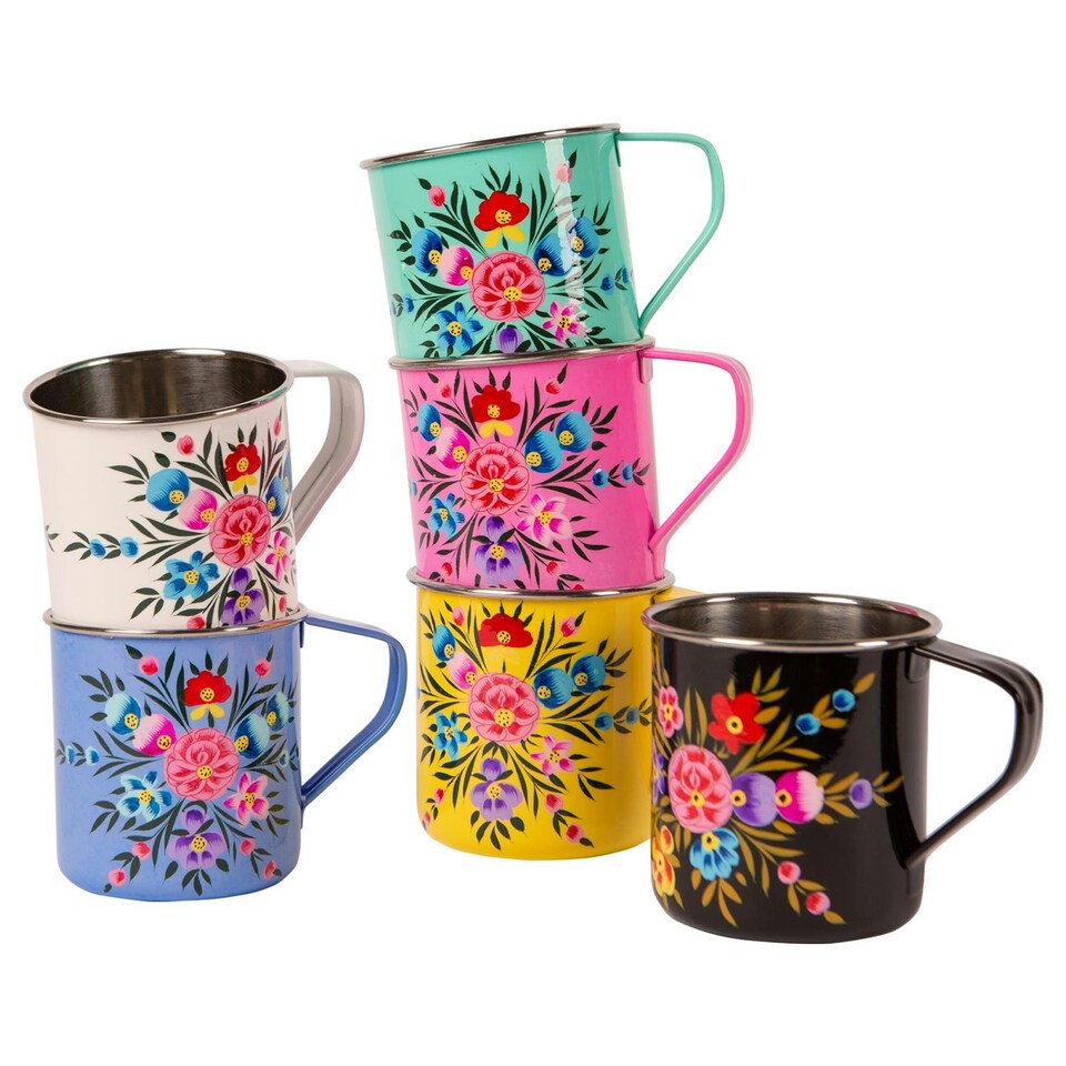 image 1 of BillyCan Camping Mug - 450ml - Buttercup Pansy