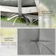 image 5 of Outsunny 2 Seater Garden Bench Cushion Outdoor Seat Pad with Ties 