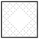 image 2 of Crosses & diamonds (Picture Frame) Brown | L