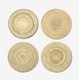 image 2 of Sur La Table Colour Me Happy Set of 4 Mixed Colour Bamboo Coasters