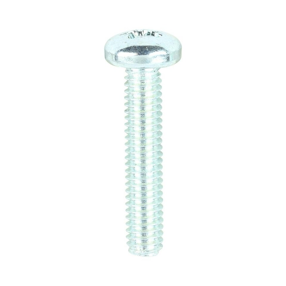 image 1 of Timco - Metric Threaded Machine Screws - PZ - Pan Head - Zinc (Size M4 x 20 - 100 Pieces)