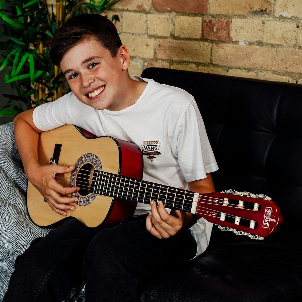 image 1 of 3rd Avenue 1/2 Size Classical Guitar Pack | Brown