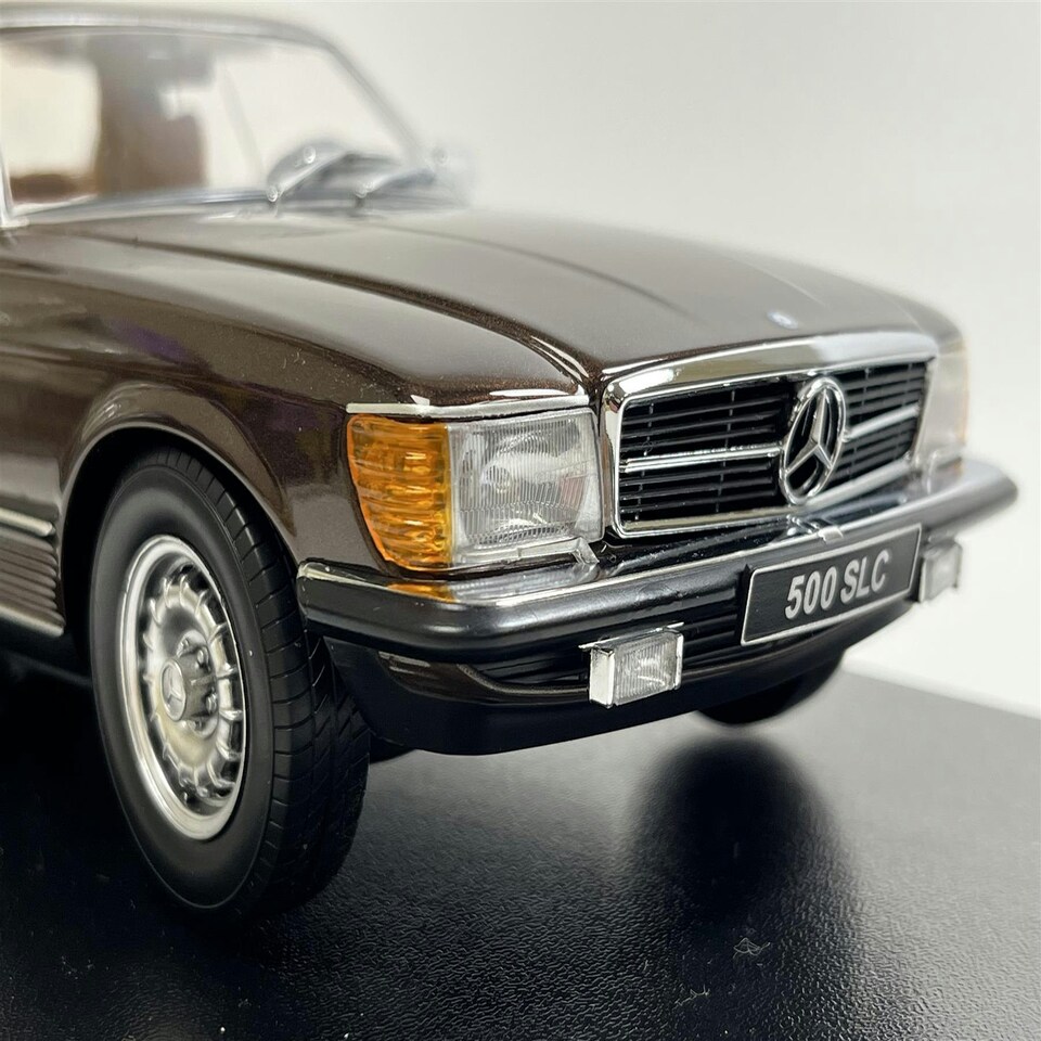 image 1 of Mercedes 500 SLC C107 1981 Brown Metallic 1:18 Scale KK Scale 180851