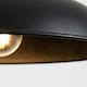 image 1 of ValueLights Industrial Style Matte Black Metal Ceiling Pendant Light Fitting