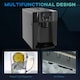 image 7 of HOMCOM 3L Ice Maker Machine and Water Dispenser, 12kg in 24H, 2 Size Options 9 Ice Cubes Ready in 6-10 Mins Countertop Ice Machine for Home, Kitchen, Office, Bar, Black
