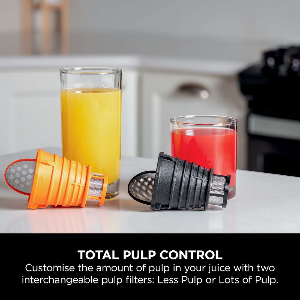 image 1 of Ninja Cold Press Juicer with Anti Clog Filter Black JC151UK