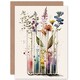 image 1 of Wildflowers Rainbow Colour Water Glass Test Birthday Card