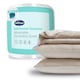 image 1 of Silentnight Summer Breeze Seersucker Coverless Duvet 2.5 Tog Cream Natural | Cream | Taupe | Single