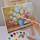 image 5 of Pack of 12 Assorted Size Wooden Round Handle Bristle Hair Artist Paint Brush Set
