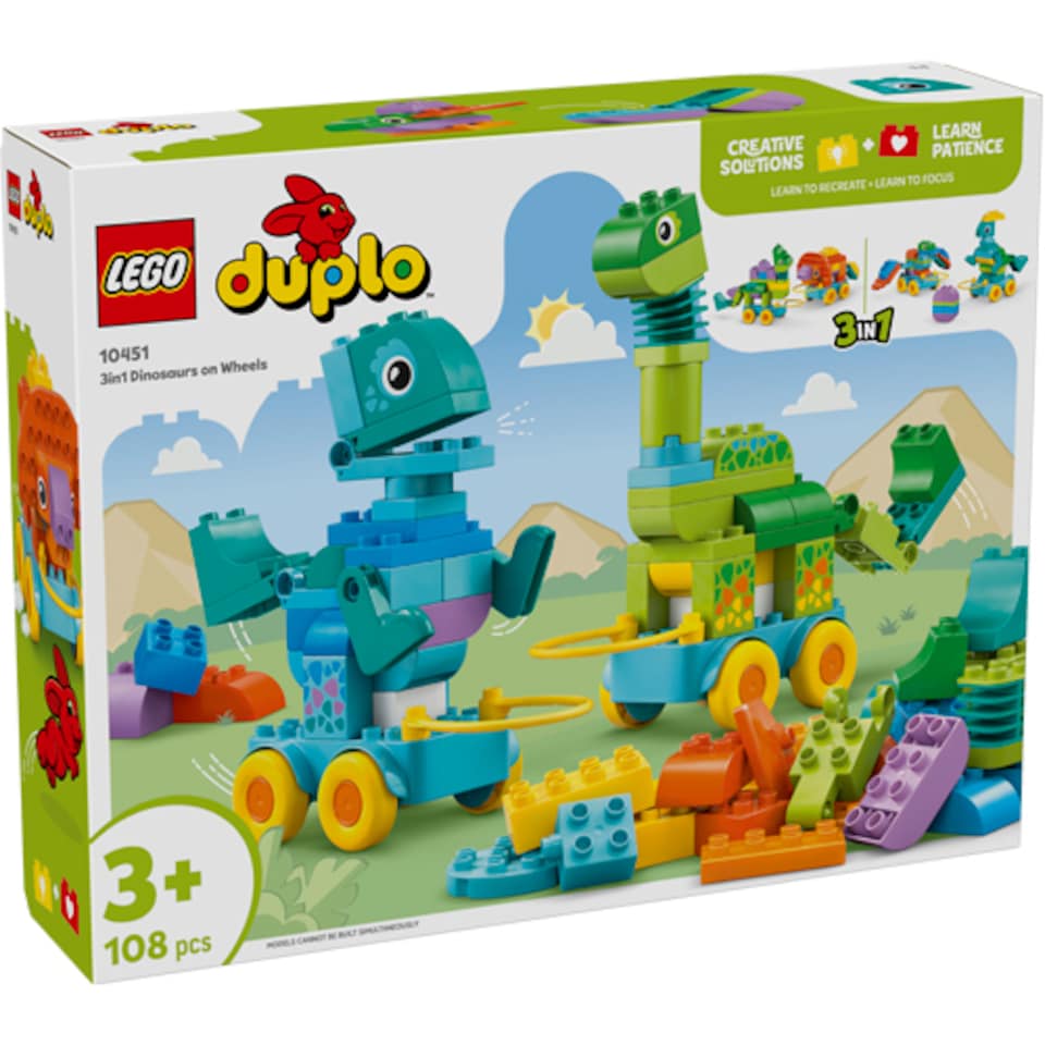 Lego Duplo 10451 3in1 Dinosaurs on Wheels