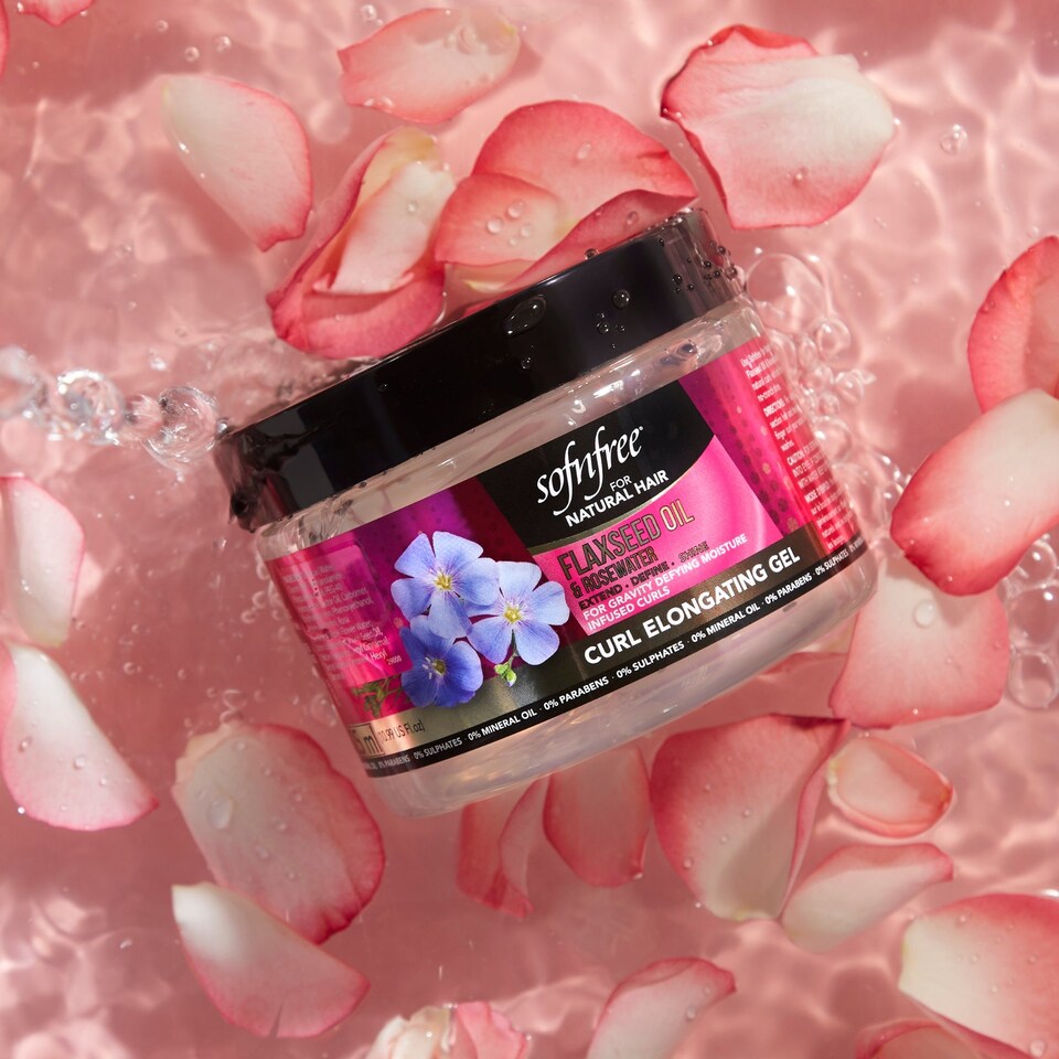 image 1 of Curl Elongating Gel with Flaxseed Oil & Rosewater