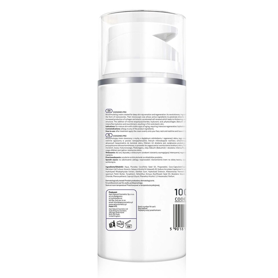 image 1 of Apis Professional Exosomes Pro Biostimulating Face Cream With Plant Exosomes and Marine Exopolysaccharides 100ml