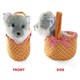 image 6 of Soft Gingham Basket & Wolf Set Grey | One Size