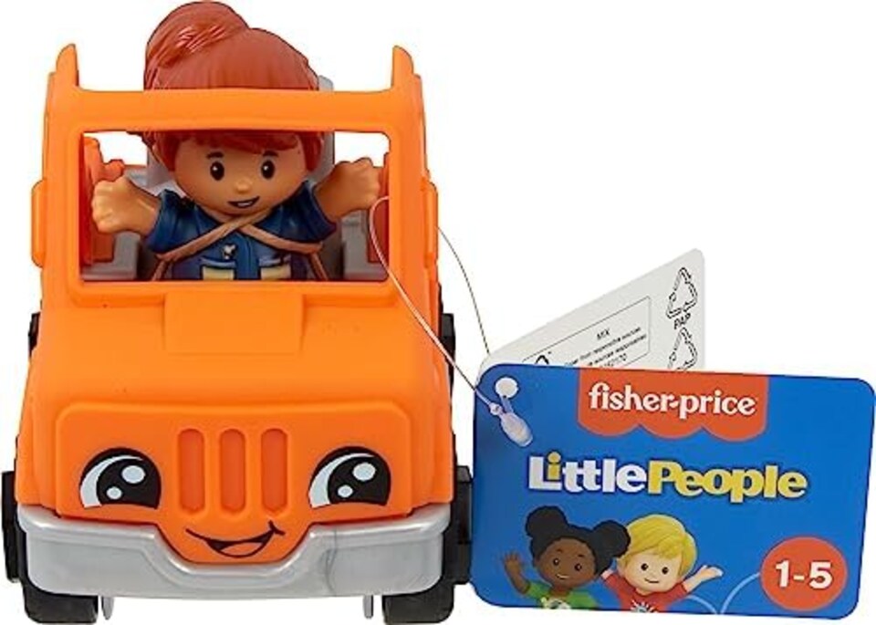 image 1 of Fisher Price Little People Toddler Toy Help And Go Tow Truck And Figure