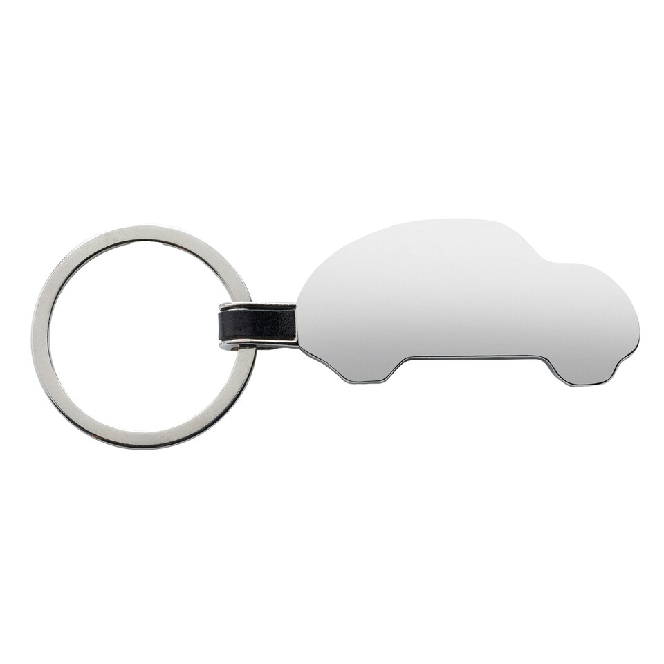 image 1 of XD Collection Car Recycled Keyring - Silver - One Size