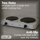 image 10 of Oypla 2.5Kw Electric Portable Kitchen Double Hot Plate