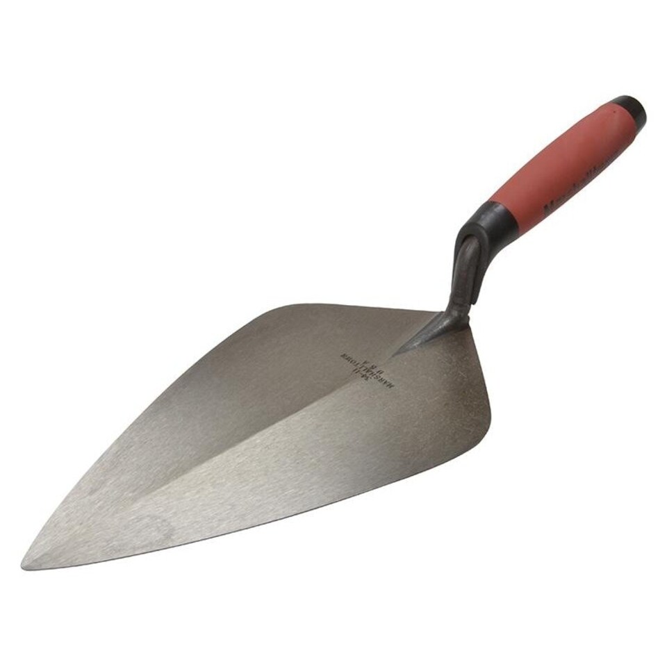Marshalltown 34d Wide London Pattern Brick Trowel, Durasoft Handle - Multi Colour - 11in