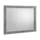 image 1 of Fragmenta Pewter Modern Wall Mirror