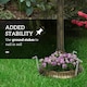 image 6 of Outsunny 72cm Tall Bird Bath with Bird Decoration for Garden, Bronze Tone