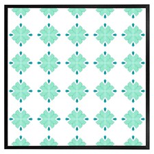 Green uncommon boho chic summer design (Picutre Frame) Black | S