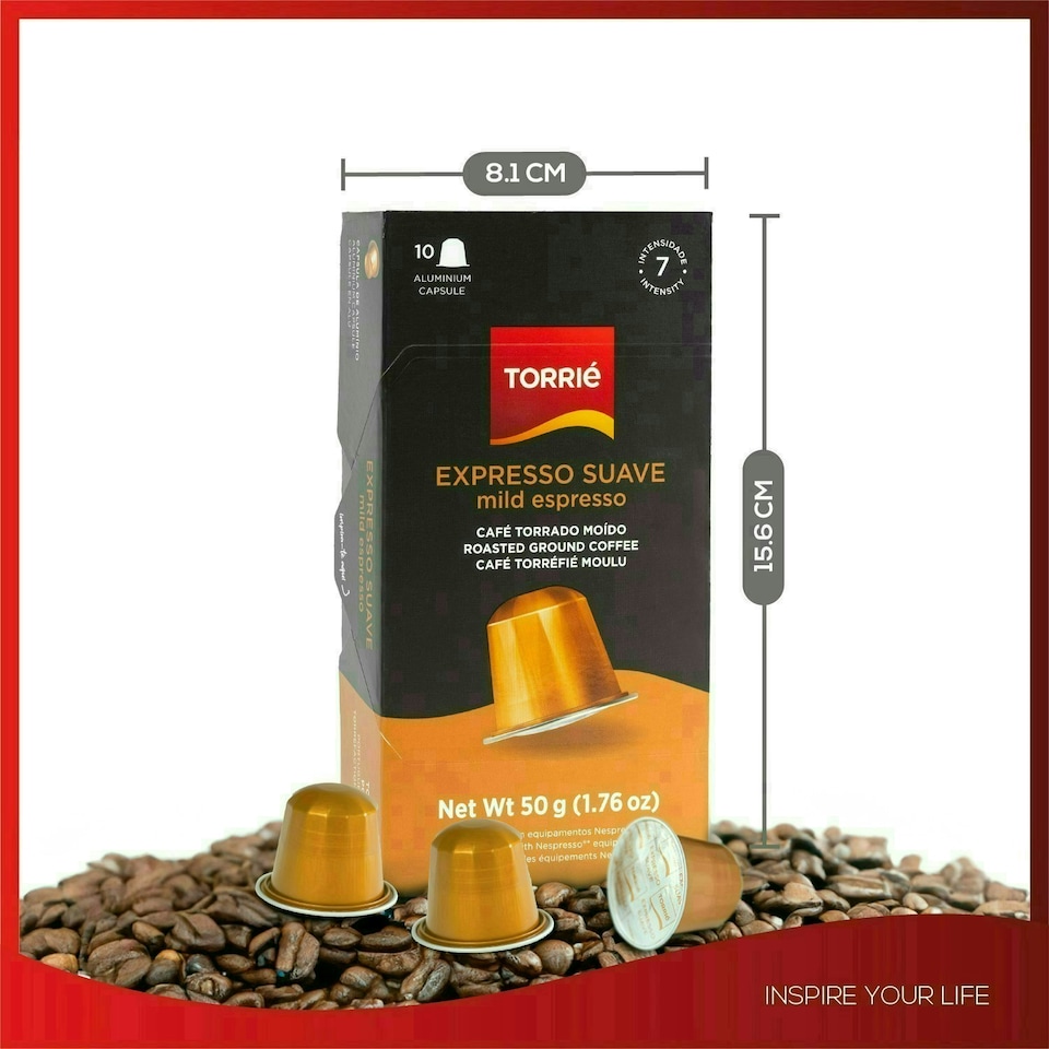image 1 of Mild Aluminium Nespresso ® Compatible Coffee Capsules (30 Pods)