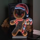 image 2 of 60cm Light up Gingerbread Man Infinity Christmas Decoration with LEDs