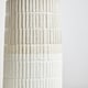 image 5 of Interiors by Premier Modern Large Grey Textured Glass Vase, Ribbed Design Flower Vase for Contemporary Spaces, Modern Large Vase Grey