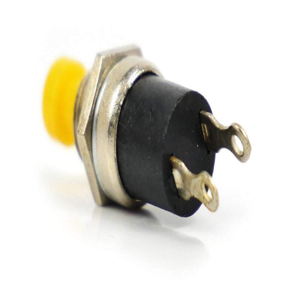 image 1 of Gaugemaster Electric Yellow Push to Make Switches (5)