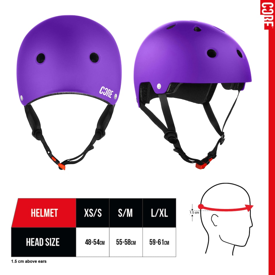 image 1 of CORE Action Sports Helmet
