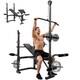 image 1 of SPORTNOW Multi-Exercise Incline Flat Weight Bench with Bench Press Rack