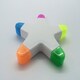 image 4 of 5 in 1 Highlighter Pen - Starfish Design - Yellow, Blue, Green, Orange, Pink