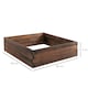 image 7 of Outsunny Wooden Raised Garden Bed Planter Grow Containers Flower Pot 80 x 80cm