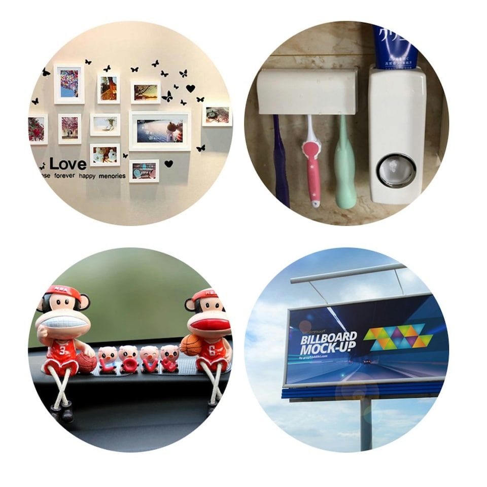 image 1 of Pack of 16 Double-Sided Foam Adhesive Tape 35mm